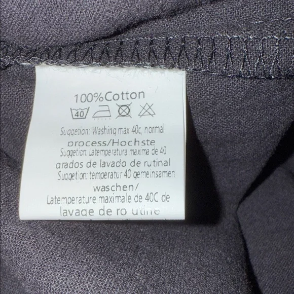 Coofandy Sleeveless Cotton Minimalist Relaxed Fit Lace-Up Top Tunic Women’s Sz S - Picture 5 of 5